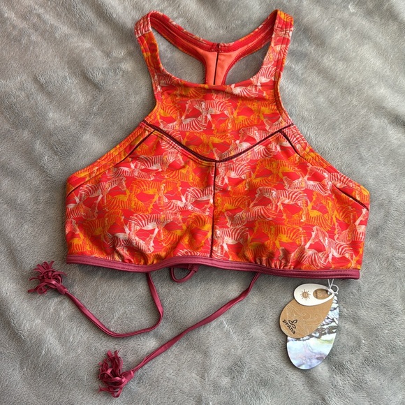 NWT Prana Azra High-Neck Bikini Top Size Medium - Picture 4 of 13